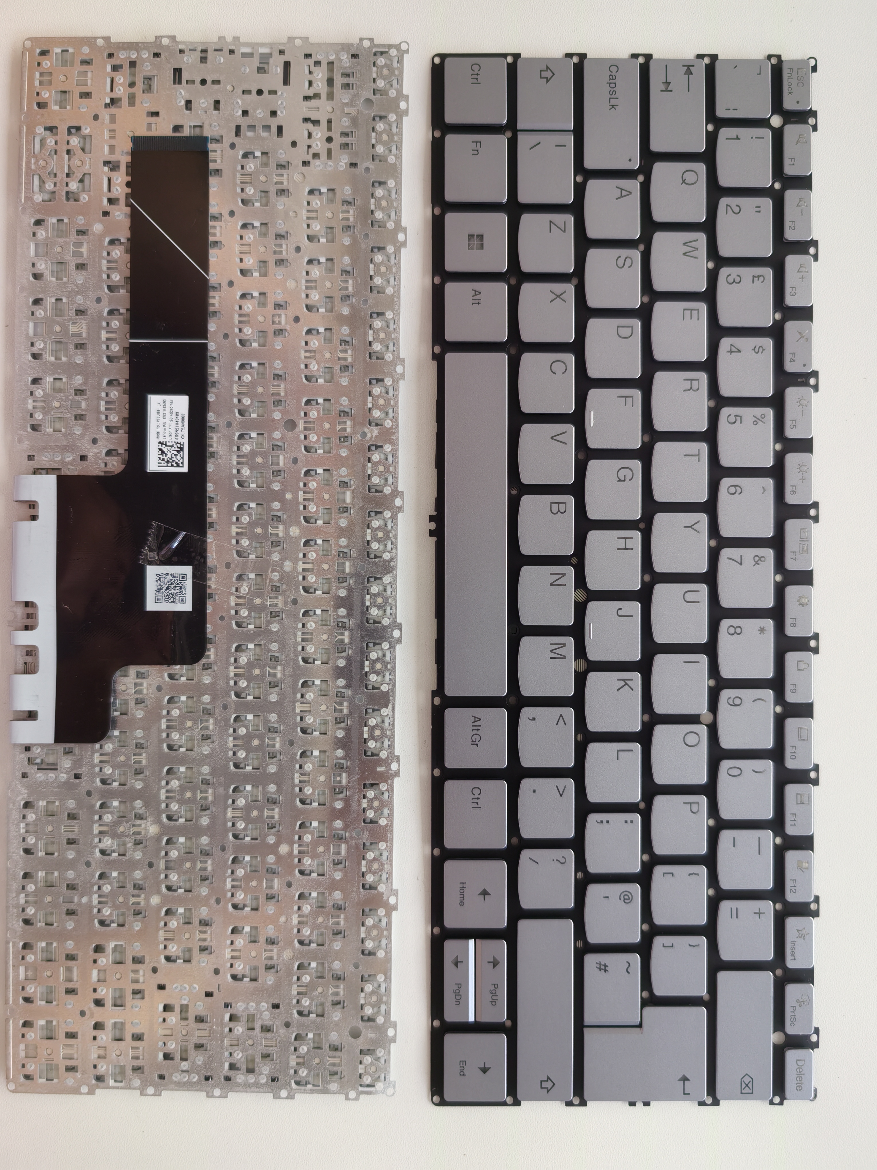 Picture of New Replacement Laptop Keyboard For LENOVO YOGA 13S IAP7/Yoga Slim 7 Carbon 13IRP8 SILVER Uk Layout